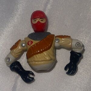 Action Figure with Red Mask and Black Gloves
